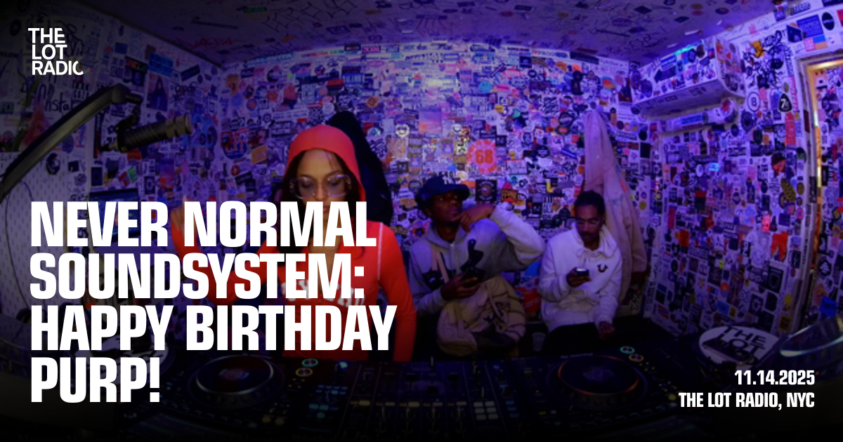 Never Normal Soundsystem: Happy Birthday Purp! - The Lot Radio